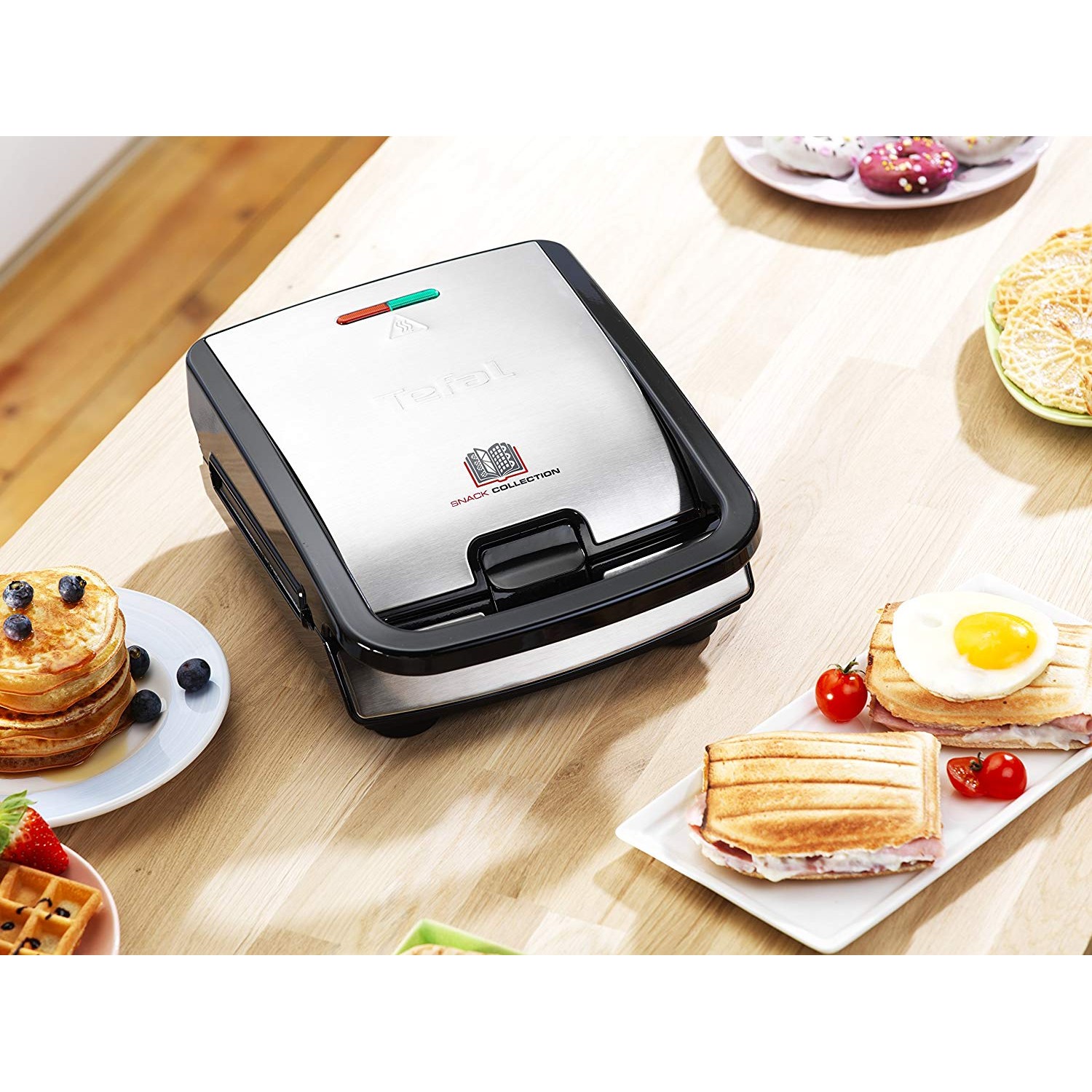 Tefal Snack Collection Waffle Maker Toast Non Stick Plates Accessories
